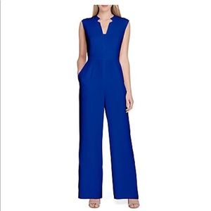NEW Tahari ASL Sleeveless Square Neck Jumpsuit